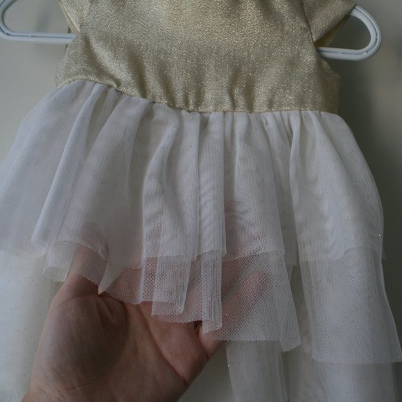 3/$20 H&M gold tulle fancy dress baby 6 months - Picture 10 of 16